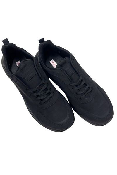 İmerShoes Мъжки черни маратонки - ежедневни, леки и удобни маратонки за ходене 1671