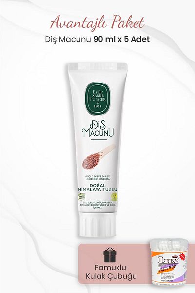 Eyüp Sabri Tuncer Buy 5 Pay 4 with Himalayan Salt Toothpaste Gift