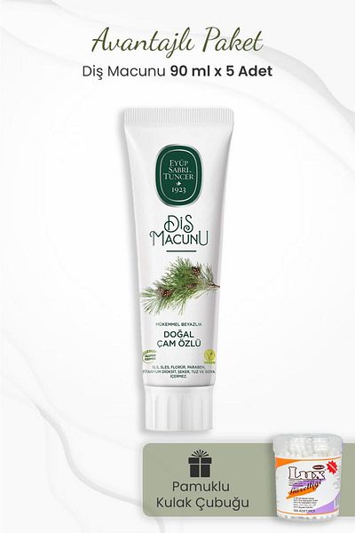 Eyüp Sabri Tuncer Pine Extract Toothpaste - Buy 5 Get 4 Gift
