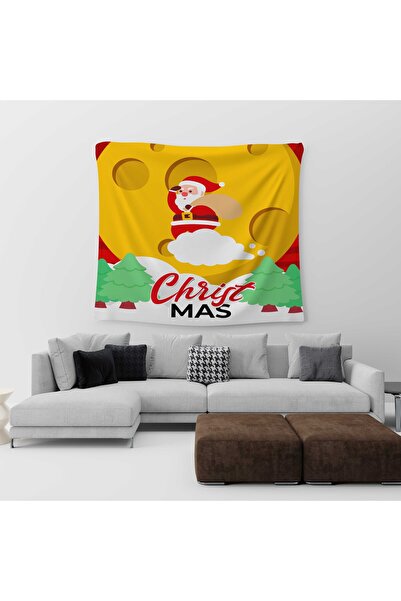 Alban Home Yılbaşı Temalı Dijital Baskı Duvar Örtüsü NW22-TP-94