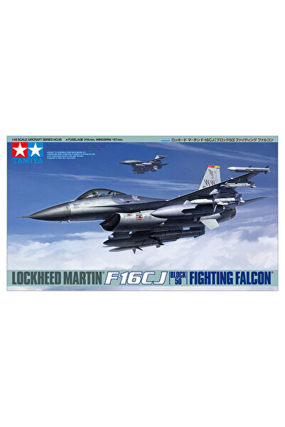 TAMIYA 1/48 F-16Cj Block 50 Fighting Falcon Plastik Uçak Maket Kiti, Demonte ...