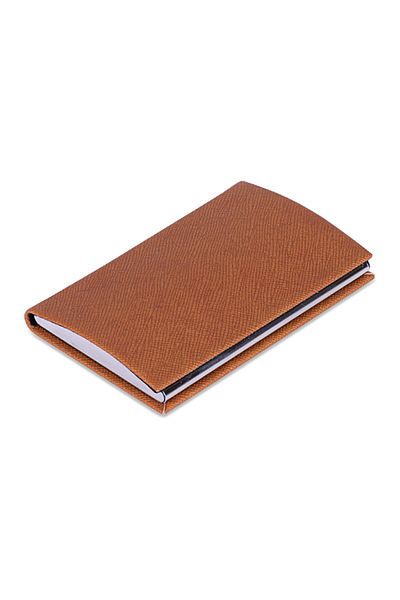 SEDEF SİLVER High Quality Faux Leather, Velvet Inner Lining Business Card Holder Wallet Card Holder with Metal Magnet Cover