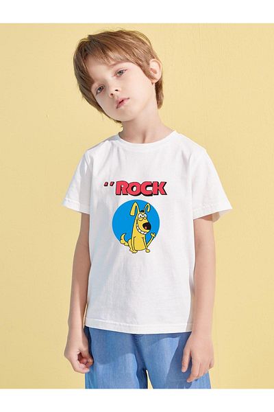 BENROMA 1 tricou este un cadou pentru achiziții de 6 și mai sus în coș - Tricou pentru copii cu imprimeu rock