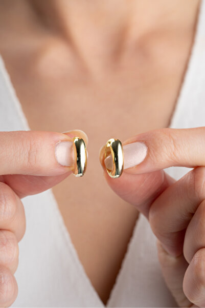 Silvano Jewelry 925 Ayar Gümüş Minik Halka Küpe