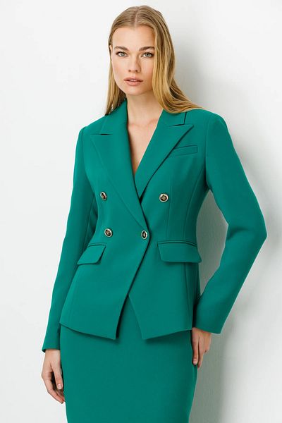 Ekol Blazer Buttoned Jacket Design