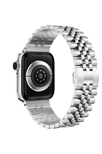 GREGOSS Apple Watch (42-44-45-46-49)mm Seri 10 9 8 7 Se 6 5 4 3 2 1 Paslanmaz...