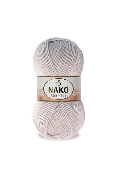 NAKO Πλεκτό νήμα χειρός Super Pearl Κωδικός χρώματος: 3079 Ροζ Γκρι