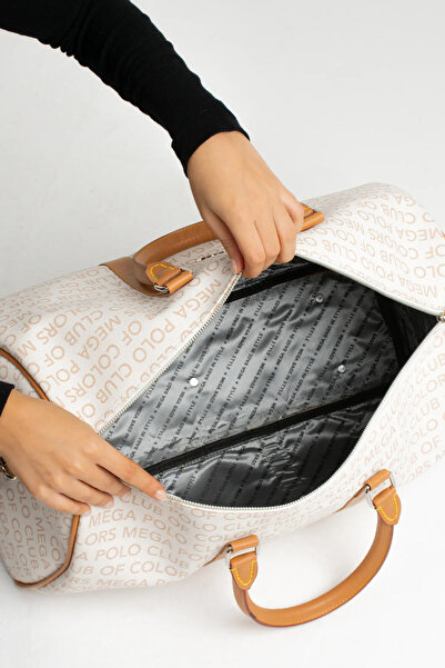 MEGA ÇANTA MEGA POLO Unısex Hostes Valiz Seyahat Tatil Spor Hastane El Ve Omuz Çantası Spor çanta