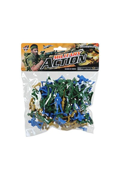 Numaca Oyuncak Asker Seti Farklı Renklerde Plastik Asker Seti Figür Oyuncak A...