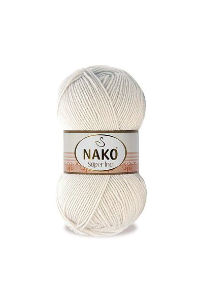 NAKO Super Pearl Χειροποίητο νήμα πλεξίματος 25% μαλλί 6383 μανιτάρι