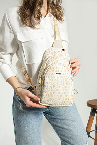 YOGII Geantă de corp cu umăr încrucișat pentru femei model Modica, piele arti...