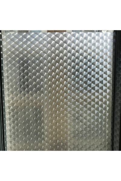 Örtücüm 45 Cm X 1 Metre Buzlu Statik Yapışkansız Kumlama Cam Folyo Ev Ofis Duşakabin Desenli Cam Filmi
