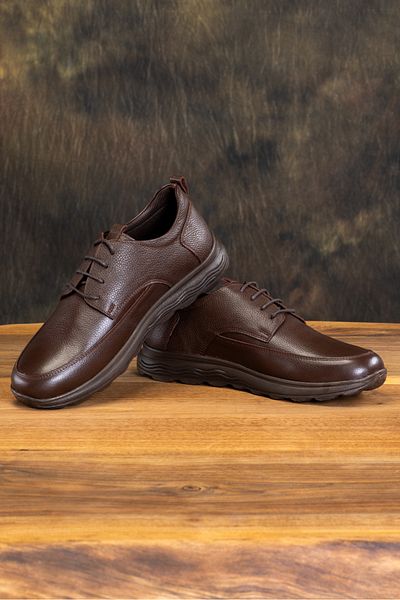 SELİN SOYLU Orthopedic Genuine Leather Men's Shoes, Daily Shoes, Casual Shoes