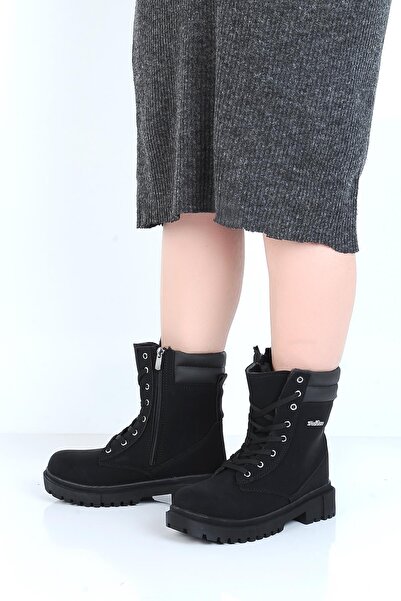 Twingo 7200 Черни изумрудени дамски ботуши с кожена подплата