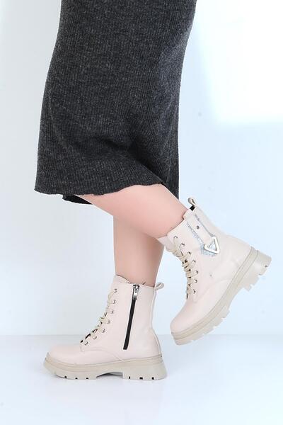 Ayakcenter 23-8017 Γυναικείες Flat Μπότες