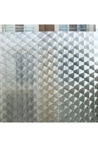 Örtücüm 45 Cm X 1 Metre Buzlu Statik Yapışkansız Kumlama Cam Folyo Ev Ofis Du...