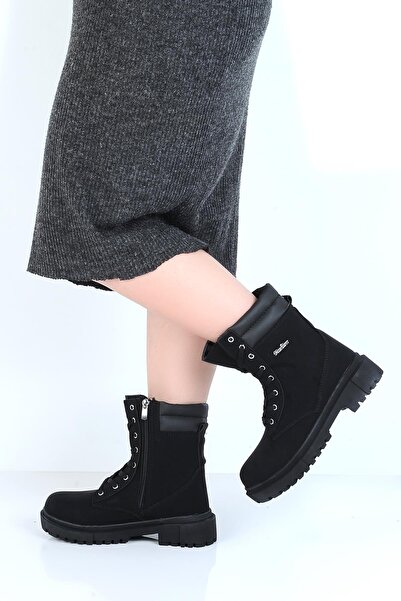 Twingo 7200 Черни изумрудени дамски ботуши с кожена подплата