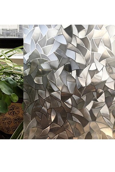 Örtücüm 60 Cm X 2 Metre Buzlu Statik Kumlama Cam Folyo Ev Ofis Duşakabin Dese...