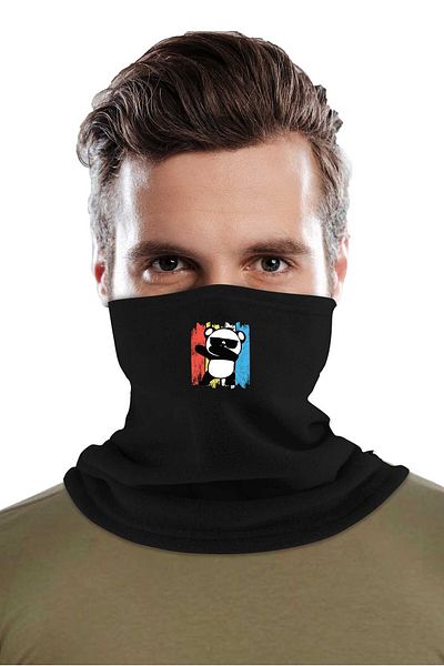 herotasarım Шапка Panda Polary Neck - Модел Bll4424
