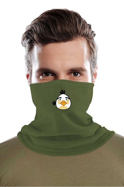 herotasarım Φλις γιακάς λαιμού Beanie - Angry Bll4788
