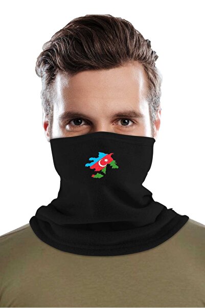 herotasarım Beretă cu guler din lână polară Azerbaidjan - BLL4598