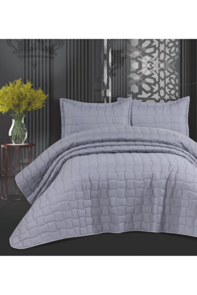 GOLDROOM Micro Gray Double Bedspread