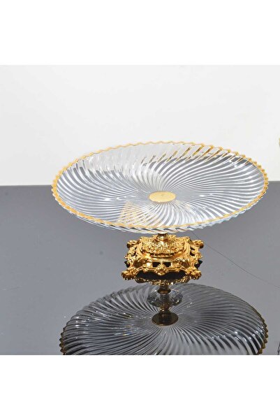 Genel Markalar DÖKÜM AYAKLI YALDIZLI CAM SUNUMLUK