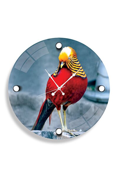 EMYA HOME Ceas din sticlă Bird of Paradise - 40 cm