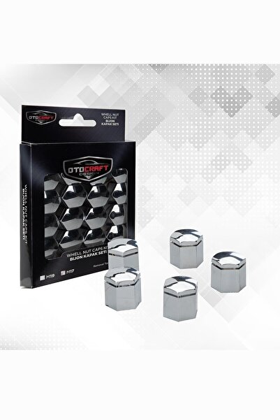 Slazer Auto Nissan Qashqai+2 Bijon Kapağı 17 Mm Krom Renk 20 Adet