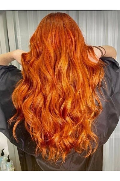 AKOLİFE 2-piece Ultra Volume Copper Color Hairpiece Set - Washable and Heat Resistant