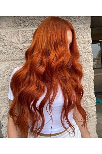 AKOLİFE 2-piece Ultra Volume Copper Color Hairpiece Set - Washable and Heat Resistant