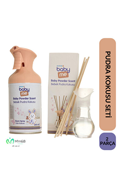 Baby&Me Bebek Pudra Kokusu Seti / Oda Kokusu / Sprey Oda Kokusu