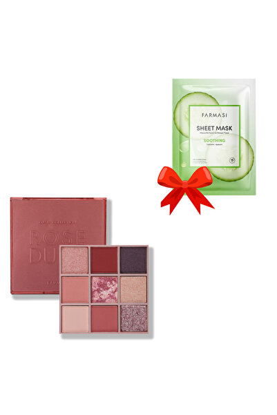 Farmasi OASIS COLLECTION FAR PALETİ ROSE FARMASİ SOOTHING SALATALIKLI KAĞIT M...