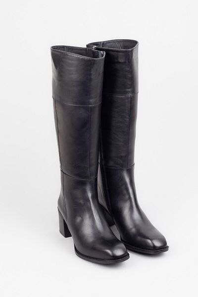 Adım Adım Women's Genuine Leather Black Boots