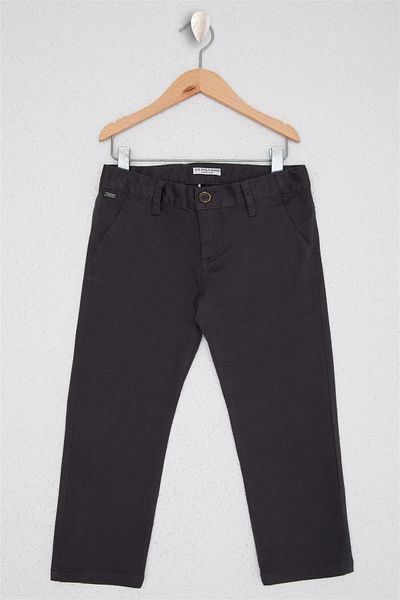 U.S. Polo Assn. Boy's Anthracite Canvas Pants