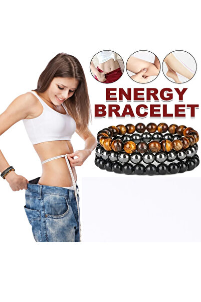 Kusakli سوار الطاقة الثلاثي (عين النمر-هيماتيت-أونيكس)