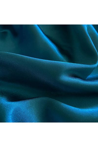 S7V7N EXCLUSIVE SATIN FABRIC PETROL COLOR