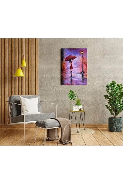 CANVASUM Oil Paintings Look Woman with Umbrella Canvas Painting Ar030517