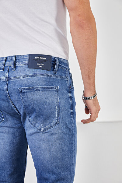 SEELENGLANZ PÁNSKÉ DŽÍNOVÉ KRAŤASY COZY FIT Džínsy