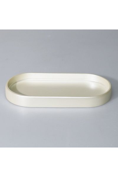 Selim Tiny Oval Tray Pearl