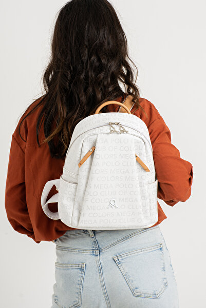 MEGA ÇANTA MEGA POLO CLUB OF COLORS Γυναικείο σακίδιο πλάτης μεσαίου μήκους 7...