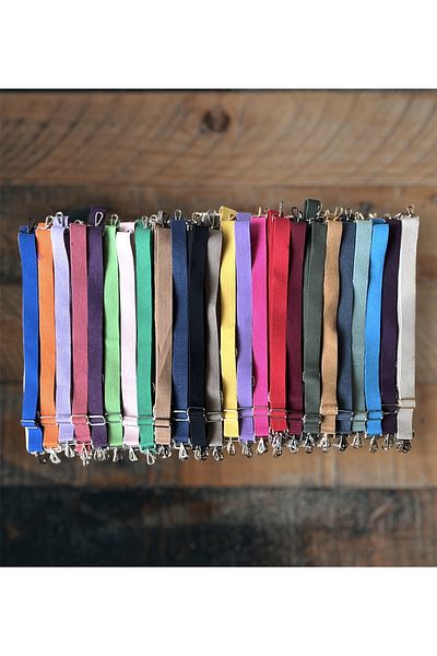 alfa tasarım atölyesi Cotton Bag Strap, Quality Black Color Accessory (120 cm)