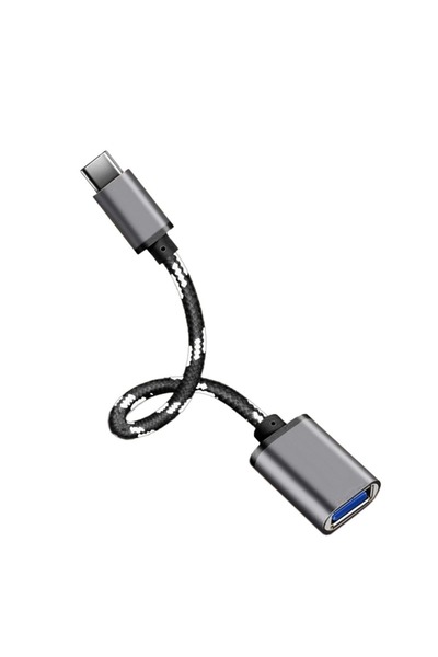 CEPCASE Usb Type-C Otg Çevirici Adaptör Kablolu Metal Macbook Samsung Huawei Xiaomi Dönüştürücü
