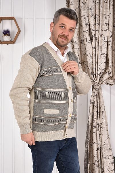 HEDEFNUR TEKSTİL BUTTONED DOUBLE POCKET CARDIGAN