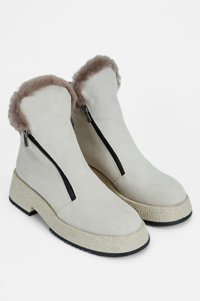 Tamer Tanca Γυναικείες μπότες casual από γνήσιο δέρμα 33 629 Bn Boots Sk23/24