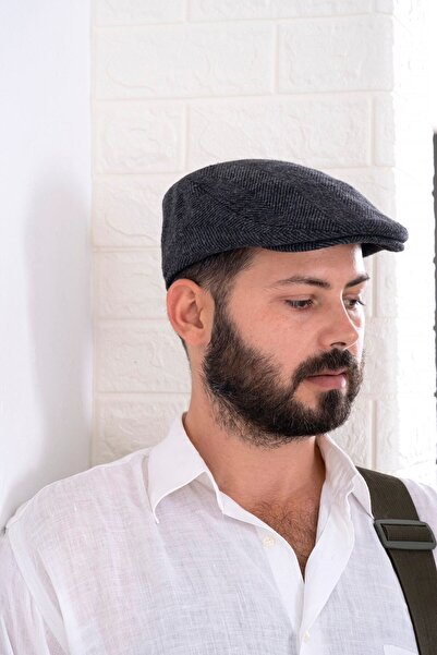 Göreme Aksesuar قبعة شتوية من الصوف لندن قبعة رياضية للرجال