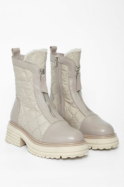 Tamer Tanca Women's Genuine Leather Casual Boots 33 52109 Bn Boots Sk23/24