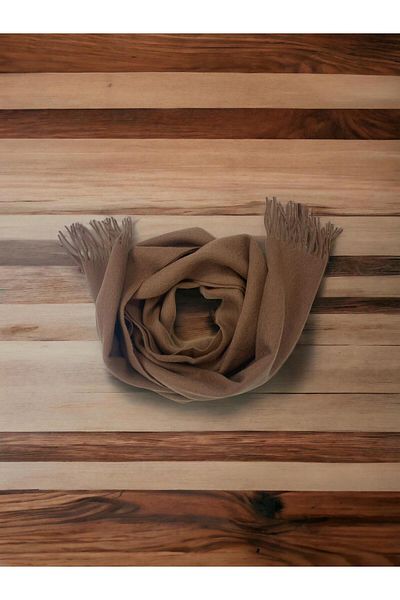 Sarar 100% Wool Camel Scarf