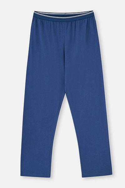 Dagi Pantalon de pijama unic albastru cu talie elastică