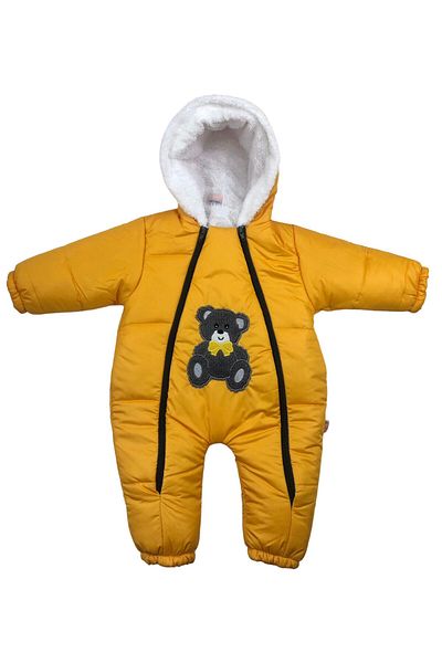 Pukka Bow Tie Bear Embroidery Slippers with Feet and Gloves Welsoft Cosmonaut